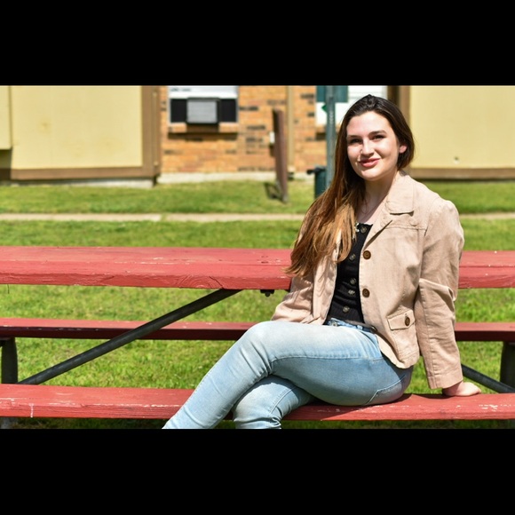 Painted denim jacket - Picture 2 of 2